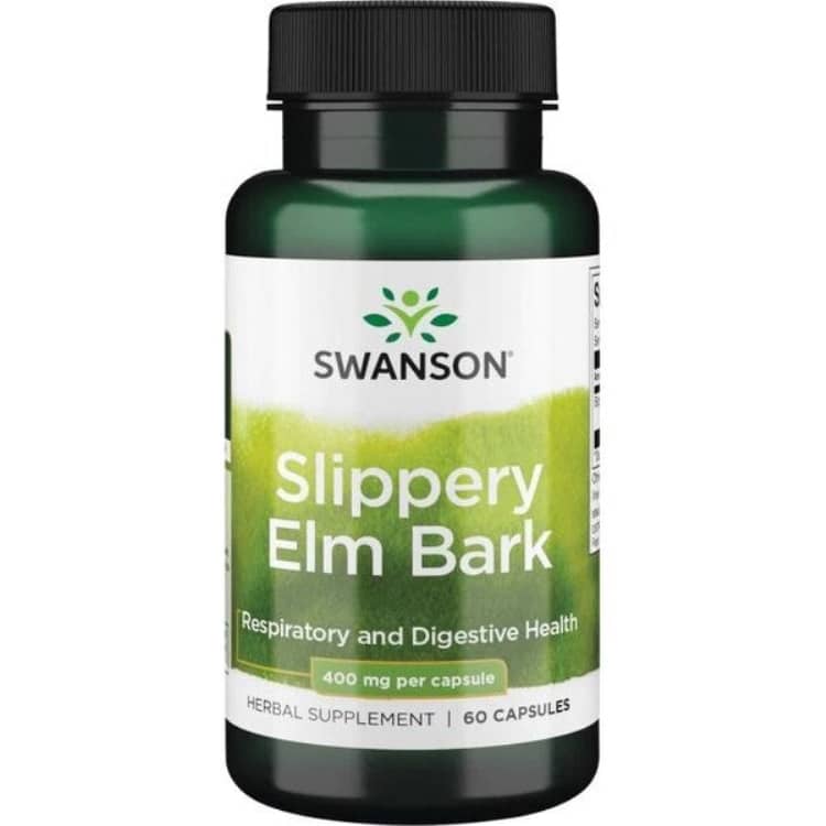Swanson - Glidande Almbark, 400 mg - 60 kapslar | Hälsa och välbefinnandeHälsokostMatsmältningshälsaÖrter och växtbaserade preparat | Apoteka