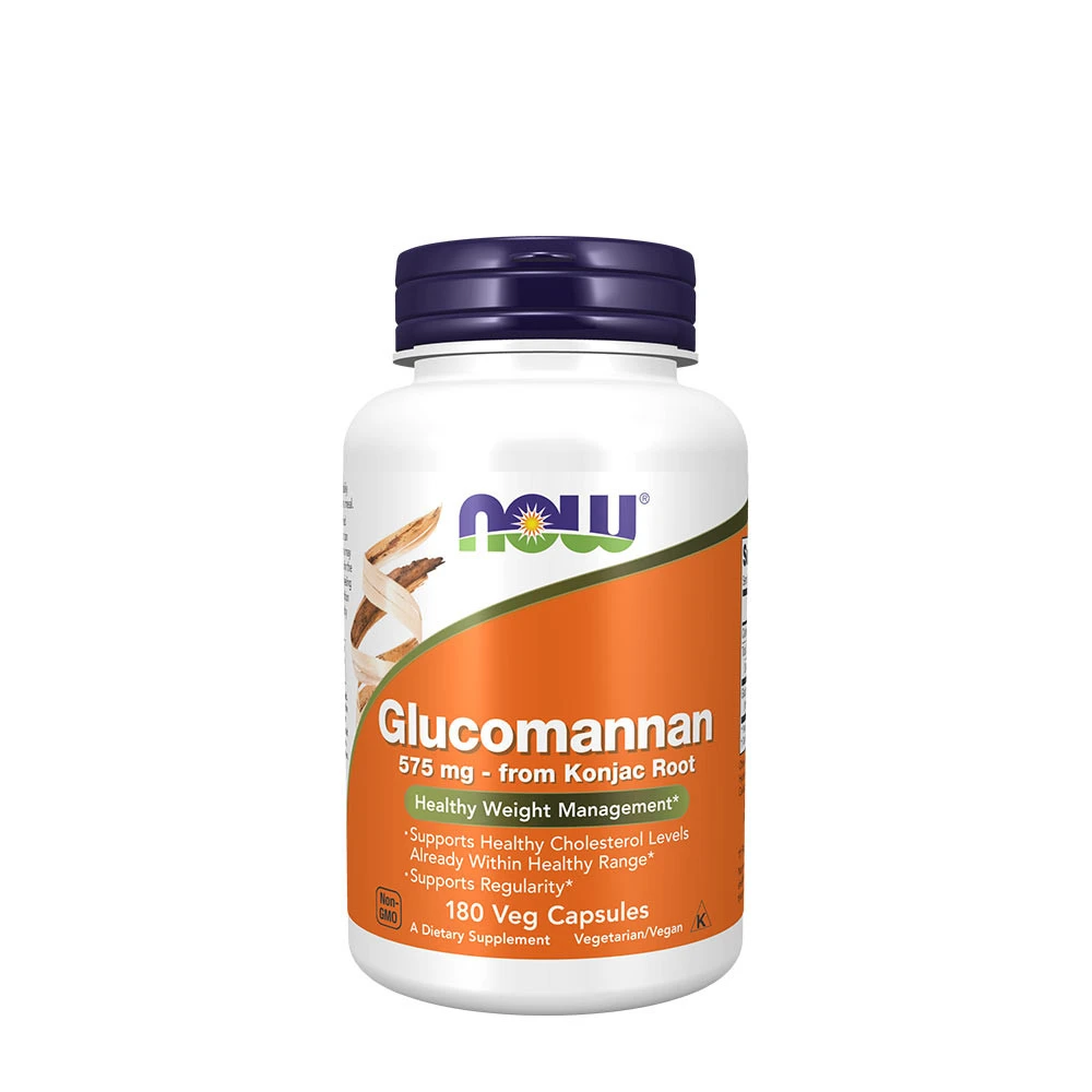 NOW - Glukomannan, 575 mg | Vitaminer och MineralerVeganska produkterHälsa och välbefinnandeViktkontrollHälsokostFitness och träningGlukosaminsulfat | Apoteka