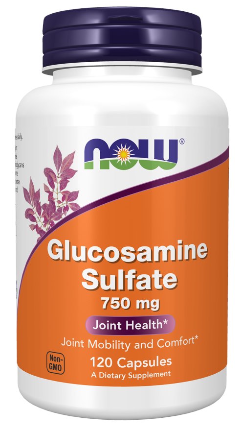 NOW Foods - Glukosaminsulfat, 750 mg, 120 kapslar | Vitaminer och MineralerHälsokostGlukosaminsulfat | Apoteka