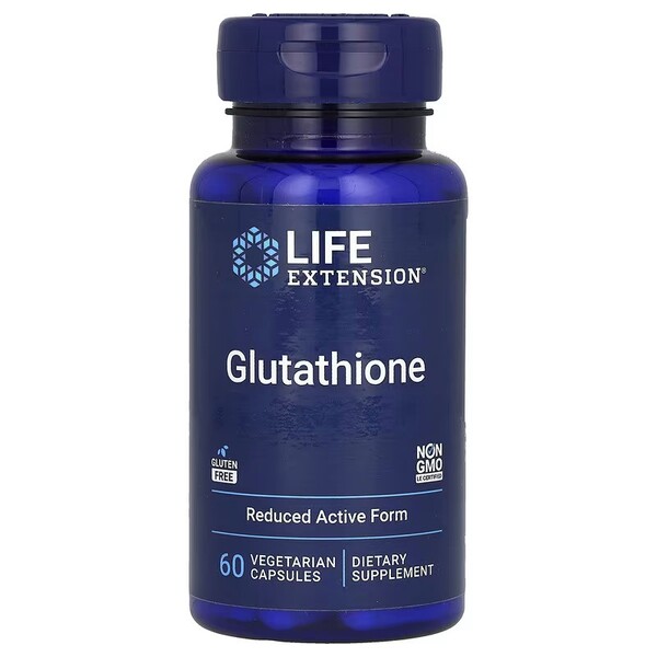 Life Extension - Glutation, 60 vegetabiliska kapslar | Hälsa och välbefinnandeAntioxidanterHälsokost | Apoteka