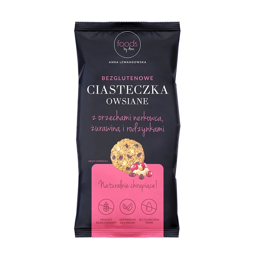 Levann - Glutenfria Havrekakor med Cashewnötter, Tranbär och Russin, 6 x 100g | Veganska produkterHälsokost | Apoteka