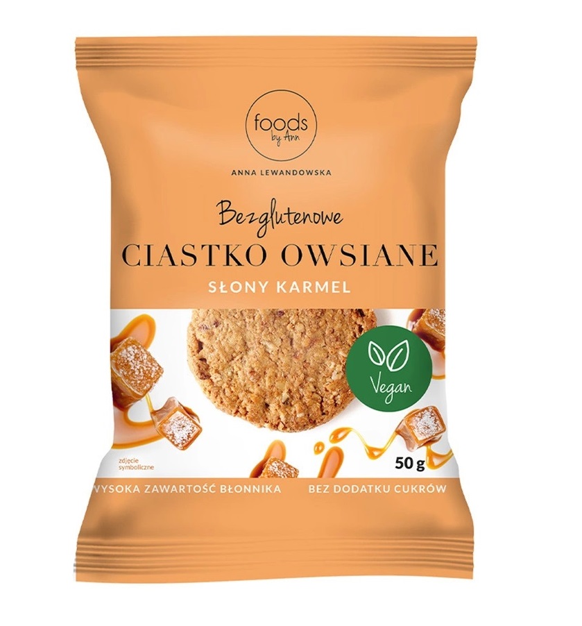 Glutenfria Havrekakor, Saltkaramell - 26 x 50g | Veganska produkterHälsokost | Apoteka