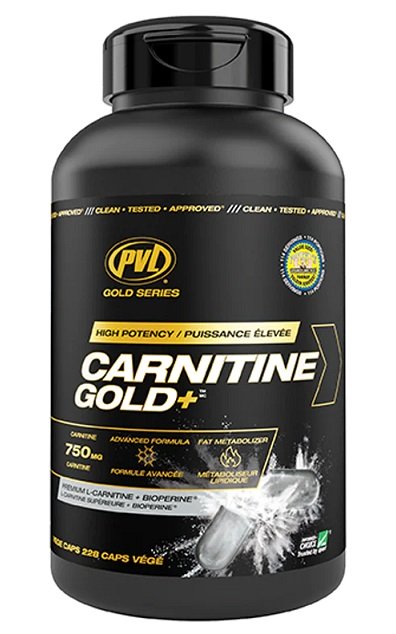 PVL Essentials - Gold Series Carnitin Gold+, 228 vegetabiliska kapslar | Aminosyror och BCAAHälsokostL-karnitinNaturligt manligt stödFitness och träning | Apoteka