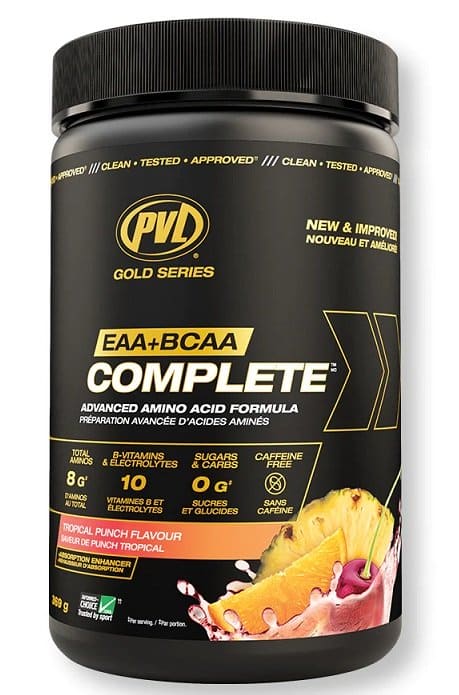 PVL Essentials - Gold Series EAA + BCAA Complete, Tropisk Punch - 369 g | Aminosyror och BCAAHälsokostAminosyrablandningarBCAA och EAAFitness och träningL-arginin | Apoteka
