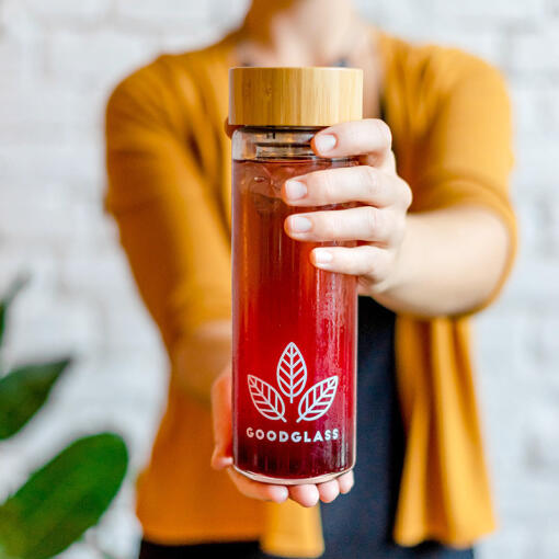 GoodWays - GoodGlass Simple Vattenflaska, Vitalvibe Edition - Bild 2