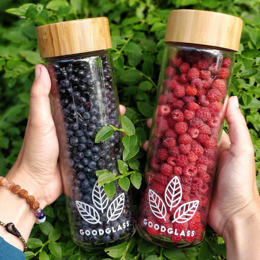 GoodWays - GoodGlass Simple Vattenflaska, Vitalvibe Edition - Bild 3