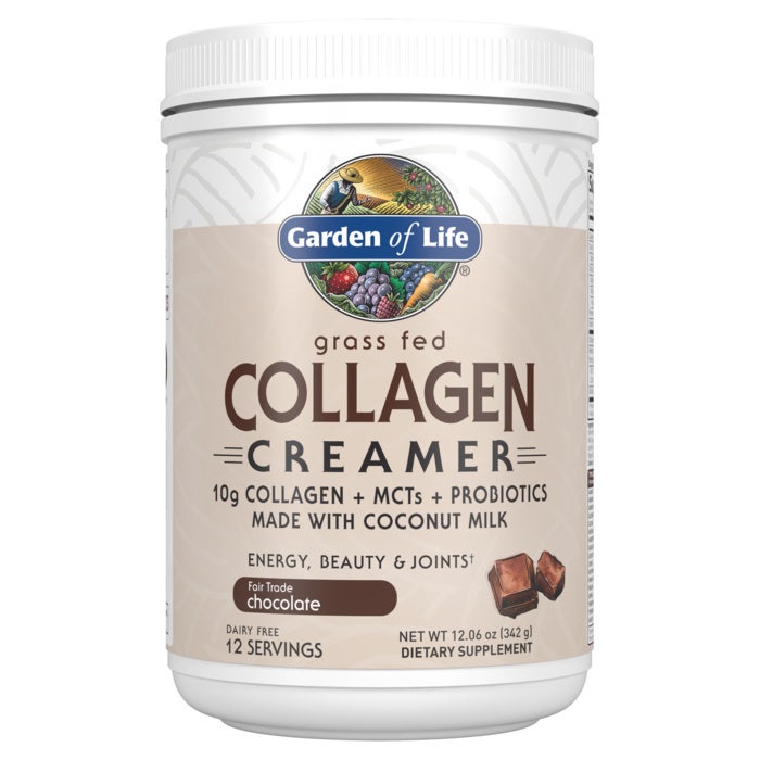 Garden of Life - Gräsbetat Kollagen Creamer, Choklad - 342g | Hälsa och välbefinnandeHår och naglarHälsokostKollagenVitalitetStöd för ledernaFräsch hudNordisk vitalitet | Apoteka