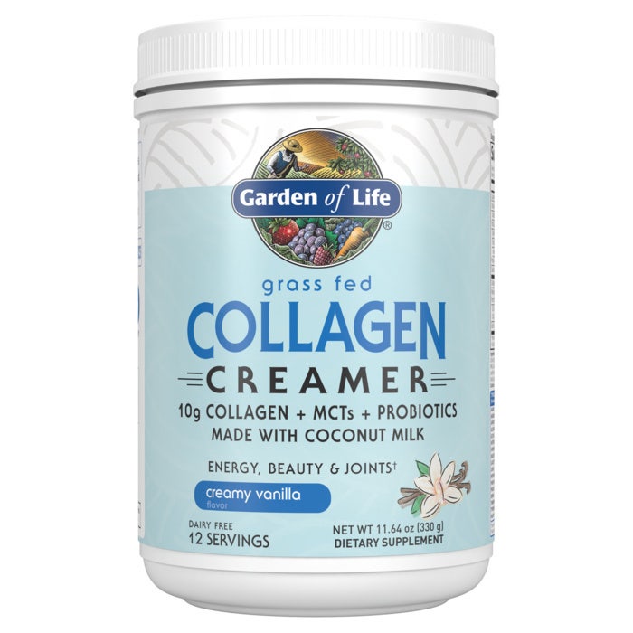 Garden of Life - Gräsbetat Kollagen Creamer, Krämig Vanilj - 330g | Hälsa och välbefinnandeHår och naglarHälsokostKollagenVitalitetStöd för ledernaFräsch hudNordisk vitalitet | Apoteka