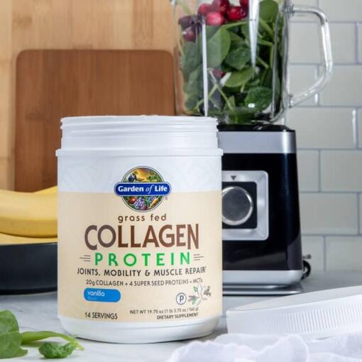 Garden of Life – Kollagen Skönhet med Gräsfodrat Kollagen, Äpple – 266g - Bild 6