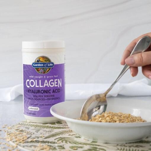 Garden of Life – Kollagen Skönhet med Gräsfodrat Kollagen, Äpple – 266g - Bild 7