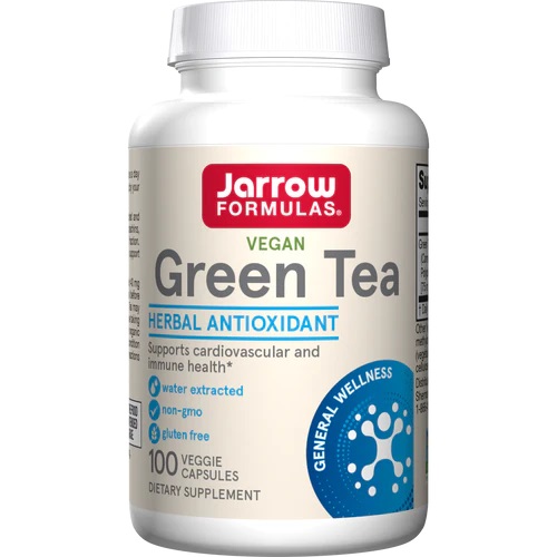 Jarrow Formulas - Grönt Te, 100 kapslar | Vitaminer och MineralerHälsa och välbefinnandeAntioxidanterÖrttillskottHälsokostGrönt teÖrter och växtbaserade preparat | Apoteka