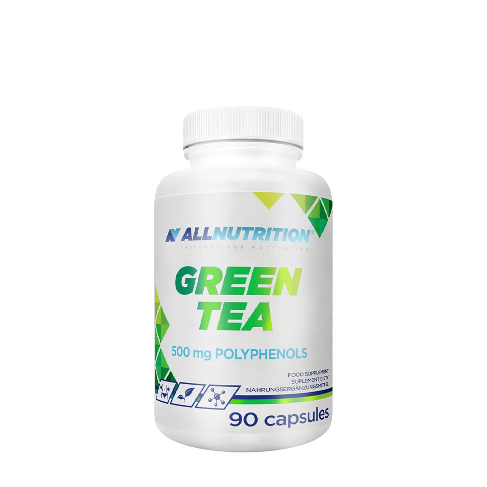 Allnutrition - Grönt Te, 500 mg Polyfenoler - 90 kapslar | Hälsa och välbefinnandeAntioxidanterHälsokostGrönt te | Apoteka