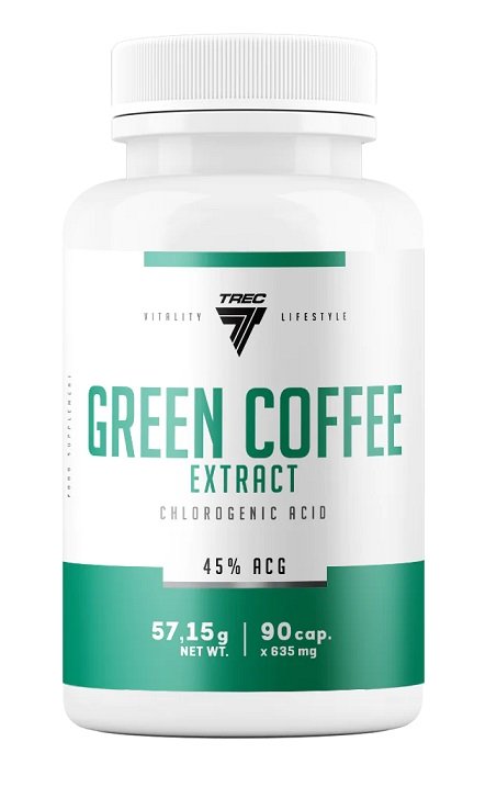 Trec Nutrition - Grönt Kaffeextrakt, 90 kapslar | Hälsa och välbefinnandeAntioxidanterHälsokostGrönt te | Apoteka