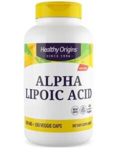 HEALTHY ORIGINS Alpha Lipoic Acid  600 mg (150 caps)
