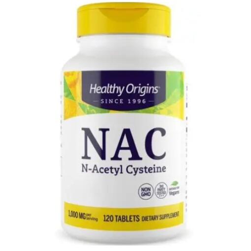 HEALTHY ORIGINS NAC - N-Acetyl Cysteine 500 mg (120 tabs)