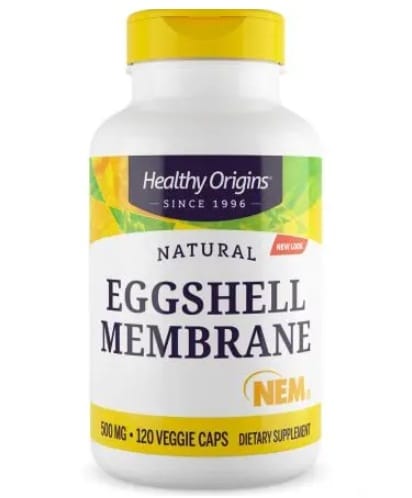 Healthy Origins - Naturligt Äggskalsmembran, 120 kapslar | Vitaminer och MineralerStöd för lederna | Apoteka