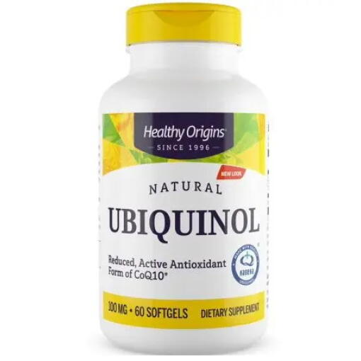 HEALTHY ORIGINS Natural Ubiquinol 100 mg (60 caps)