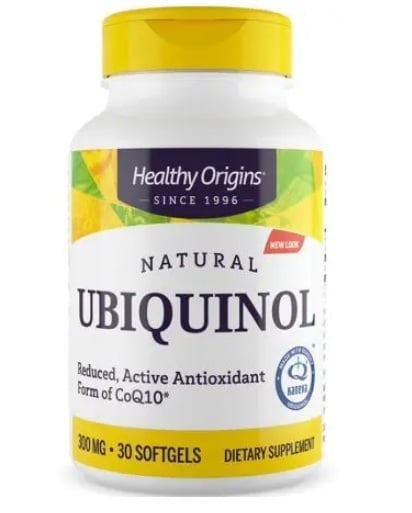 Healthy Origins - Naturligt Ubiquinol, 300 mg, 30 kapslar | Vitaminer och MineralerKoenzym Q10 | Apoteka