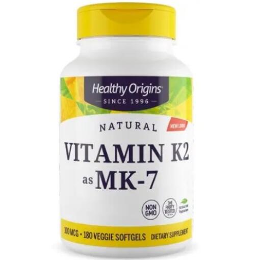 HEALTHY ORIGINS Vitamin K2 Mk7 100 mcg (180 caps)