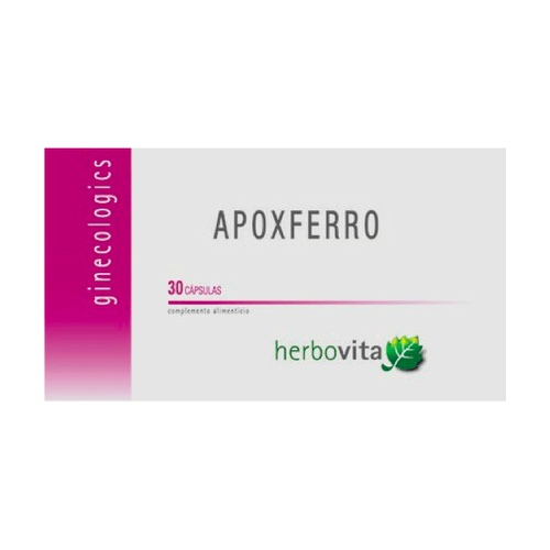 Herbovita - Apoxferro, 30 kapslar | Vitaminer och MineralerVissa mineralerJärnFolatFolsyra | Apoteka