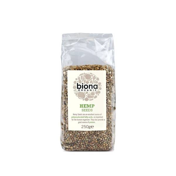 Biona Organic - Hampfrön, 250 g | HälsokostÖrter och växtbaserade preparat | Apoteka