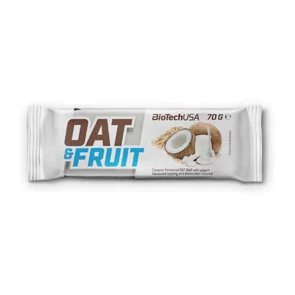 BioTechUSA - Havre- och fruktbar med yoghurt och kokos, 20 x 70 g | HälsokostSundhedsfødevarer | Apoteka