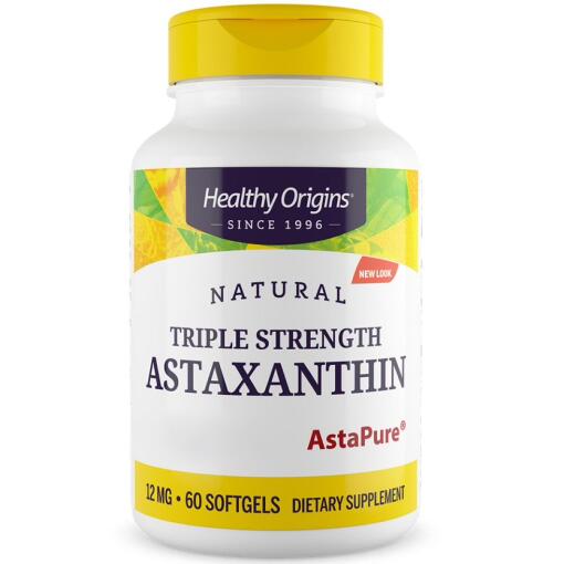 Healthy Origins - Astaxanthin Depot, 12 mg, 60 mjuka kapslar - Bild 2