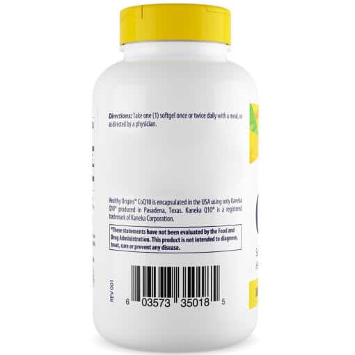 Healthy Origins - CoQ10, 100 mg, 300 mjuka kapslar - Bild 4