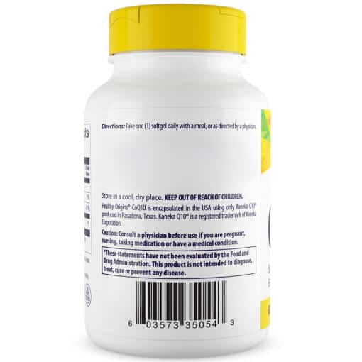 Healthy Origins - CoQ10, 600 mg, 60 mjukkapslar - Bild 4