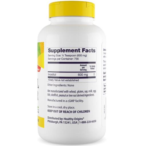 Healthy Origins - Inositolpulver, 454 g - Bild 3