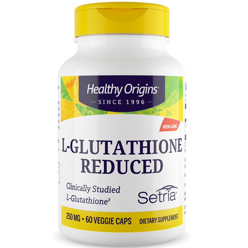 Healthy Origins - L-Glutathione, 250 mg, 60 kapslar | HälsokostGlutamin | Apoteka