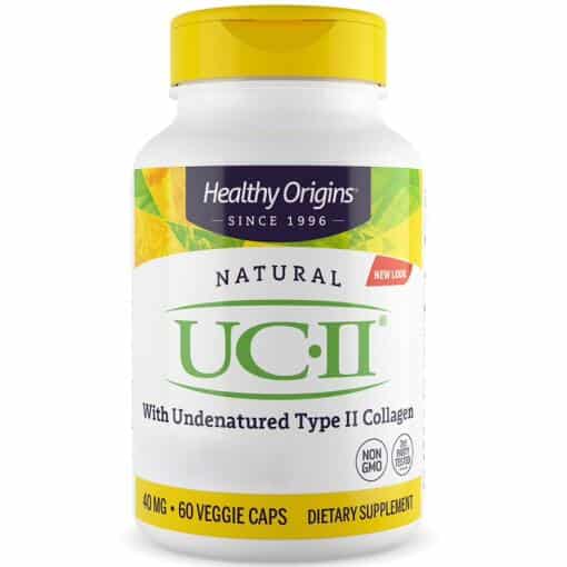 Healthy Origins - Natural UC II, 40 mg, 60 veg. kapslar - Bild 2