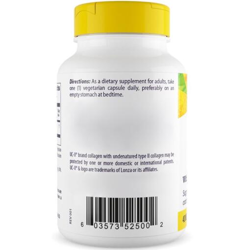 Healthy Origins - Natural UC II, 40 mg, 60 veg. kapslar - Bild 4