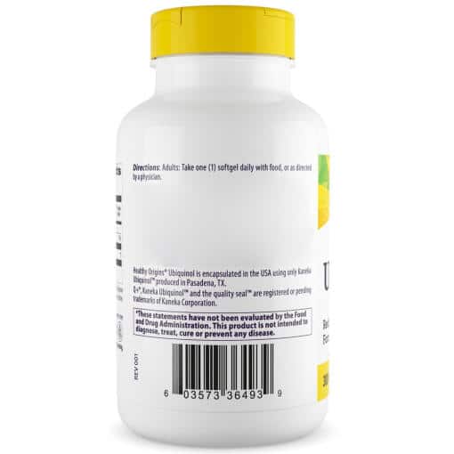 Healthy Origins - Naturlig Ubiquinol, 300 mg, 60 mjukkapslar - Bild 4