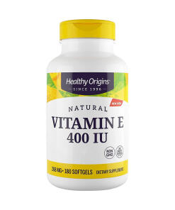 Healthy Origins Natural Vitamin E 400 IU 180 softgels