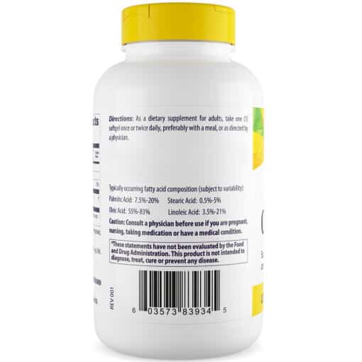 Healthy Origins - Olivolja, 1250 mg, 120 mjukkapslar - Bild 4