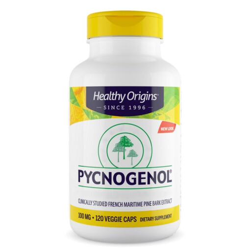 Healthy Origins - Pycnogenol, 100 mg, 120 veg. kapslar - Bild 2