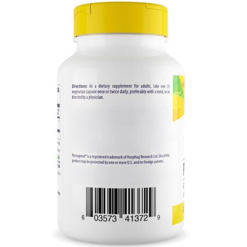 Healthy Origins - Pycnogenol, 100 mg, 60 vegetariska kapslar - Bild 4