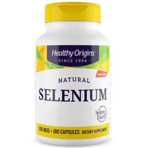 Healthy Origins - Seleno Excell Selenium, 200 mcg, 180 kapslar - Bild 2