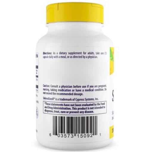 Healthy Origins - Seleno Excell Selenium, 200 mcg, 180 kapslar - Bild 4