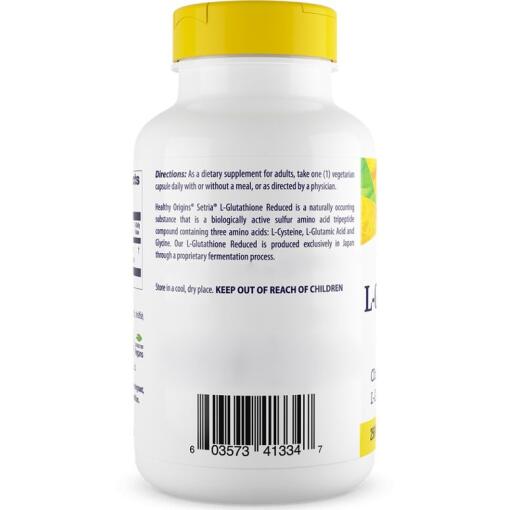 Healthy Origins - Setria reducerat L-glutation, 250 mg, 150 kapslar - Bild 4