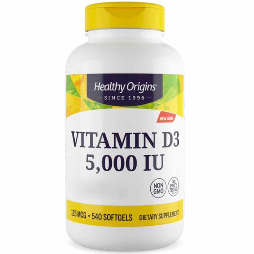 Healthy Origins - Vitamin D3 Depot, 5000 IE, 540 mjuka kapslar | D-vitaminHälsokost | Apoteka