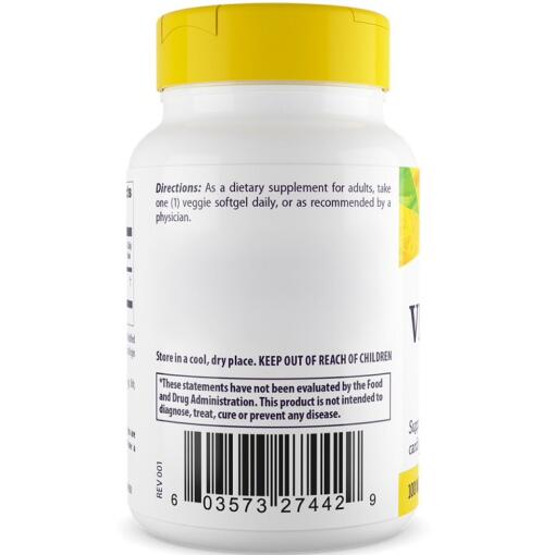 Healthy Origins - Vitamin K2 MK7, 100 mcg, 60 mjuka kapslar - Bild 4