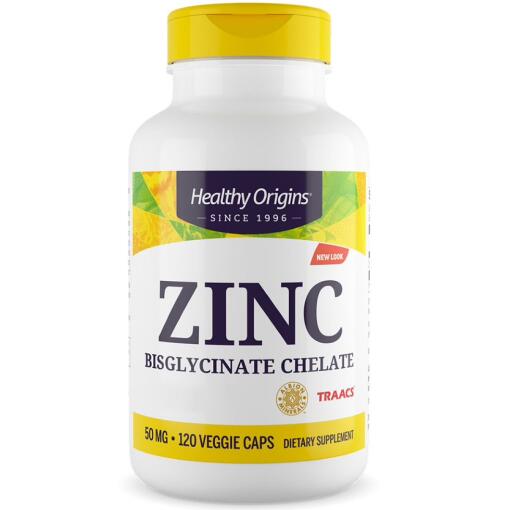 Healthy Origins - Zinc Depot, 50 mg, 120 veg. kapslar - Bild 2
