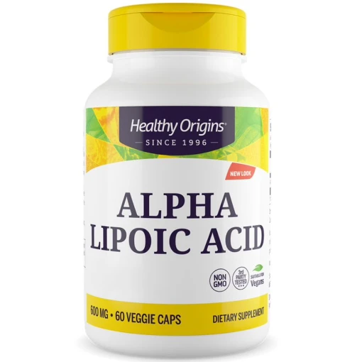 Healthy Origins - Alfa-liponsyra Depot, 600 mg, 60 kapslar - Bild 2