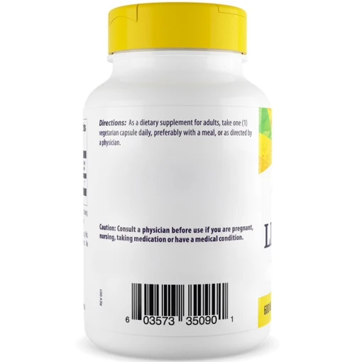 Healthy Origins - Alfa-liponsyra Depot, 600 mg, 60 kapslar - Bild 3