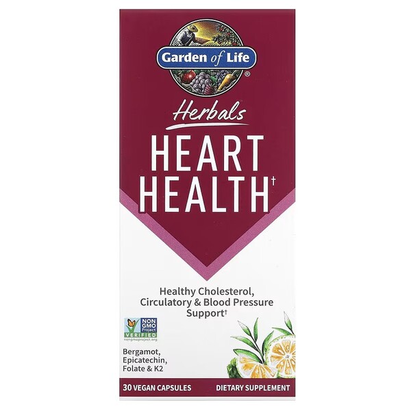 Garden of Life - Herbals Heart Health, 30 kapslar | Vitaminer och MineralerVeganska produkterHälsa och välbefinnandeHälsokostBiohackingÖrter och växtbaserade preparat | Apoteka