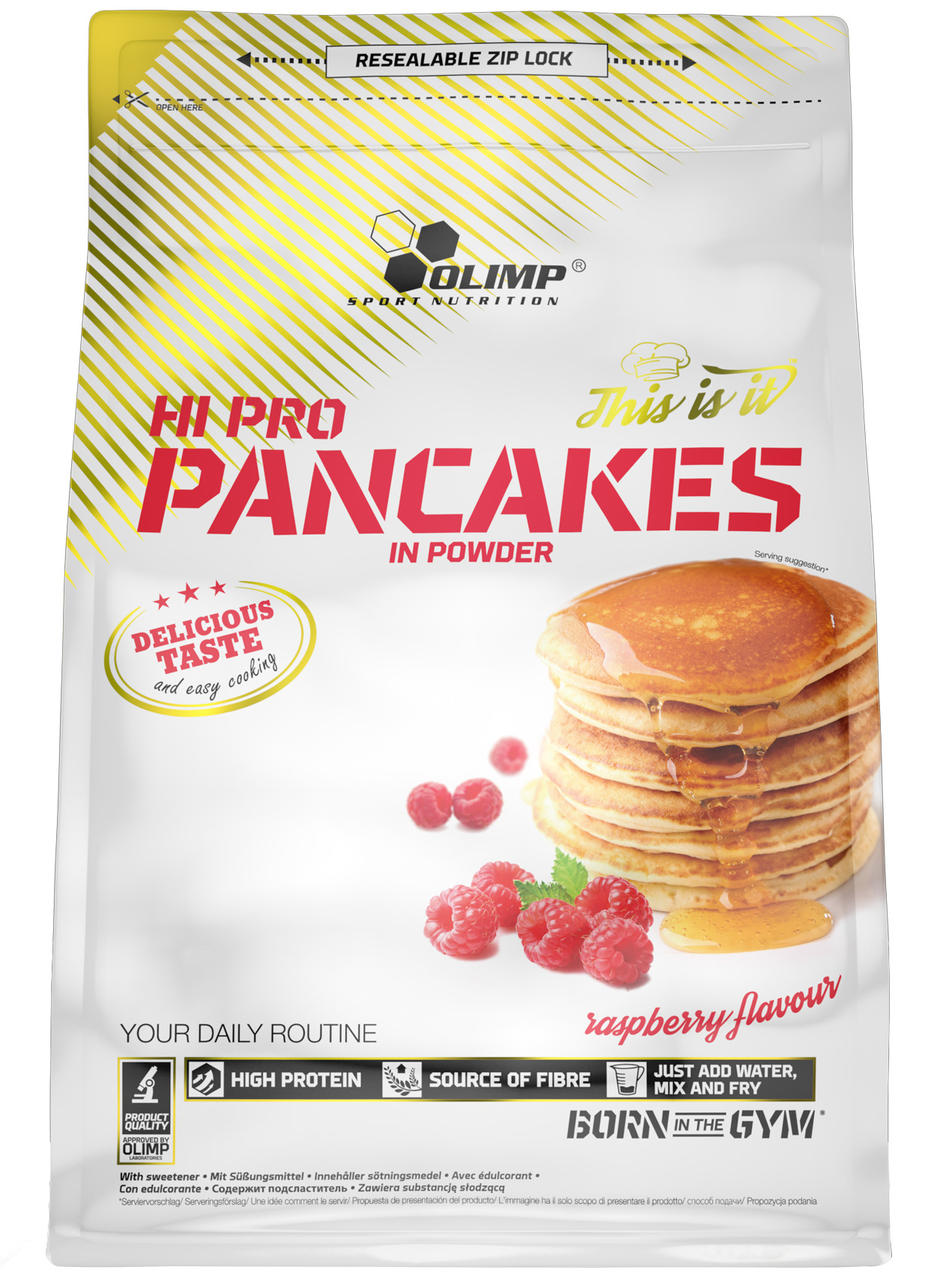 Olimp Nutrition - Hi Pro Pannkakor, Hallon, 900g | HälsokostProteinbarsMåltidsersättningar | Apoteka