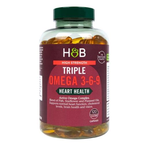 High Strength Triple Omega 3-6-9 - 120 caps