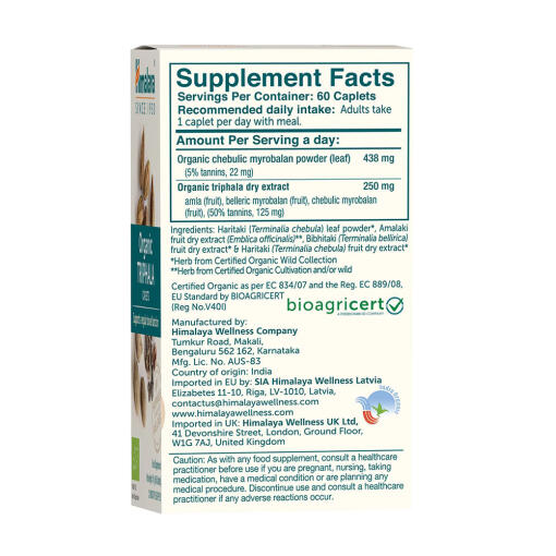 Himalaya - Organisk Triphala, 60 kapslar - Bild 2
